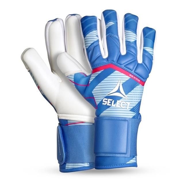 Select Goalkeeper Gloves 88 Pro Grip V25 - Blue/white Kids, size 5 on Productcaster.