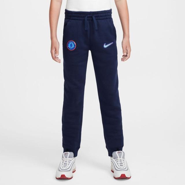 Chelsea Sweatpants Nsw Club Fleece - Obsidian/white Kids - Nike, size L: 147-158 cm on Productcaster.