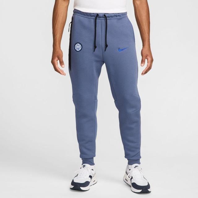 Inter Sweatpants Nsw Tech Fleece - Diffused Blue/black/lyon Blue - Nike, size XX-Large on Productcaster.