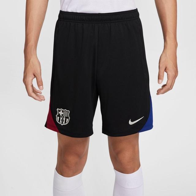 Barcelona Training Shorts Dri-fit Strike - Black/noble Red - Nike, size Medium on Productcaster.