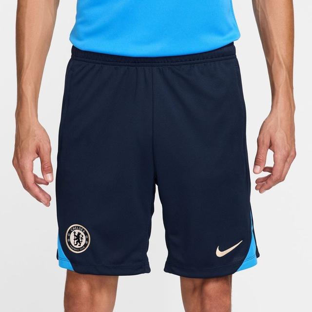 Chelsea Training Shorts Dri-fit Strike - Obsidian/photo Blue/guava Ice - Nike, size Medium on Productcaster.