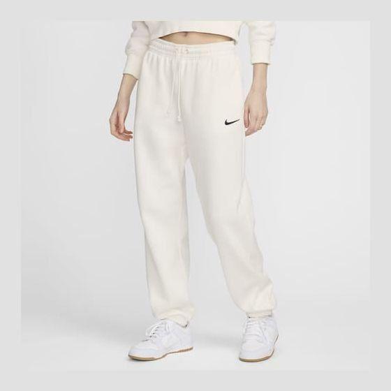 Nike Sweatpants Phoenix Fleece Oversized - Sail/black Women, size Medium on Productcaster.