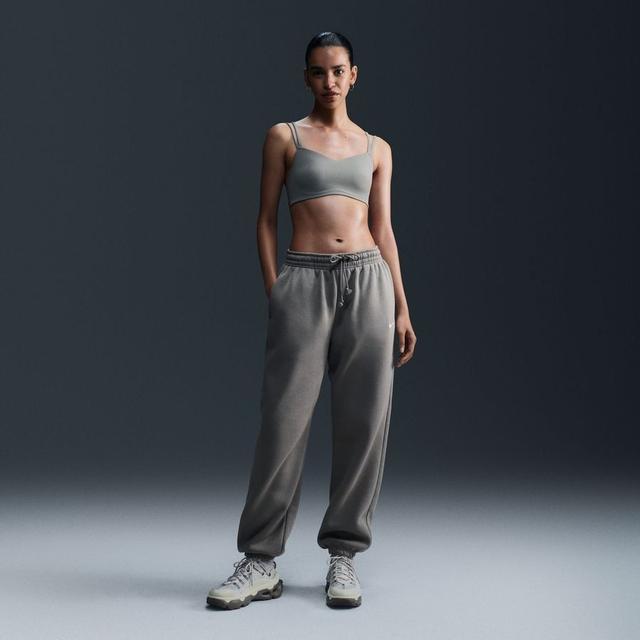 Nike Sweatpants Phoenix Fleece Oversized - Light Army/sail Women, size Small on Productcaster.