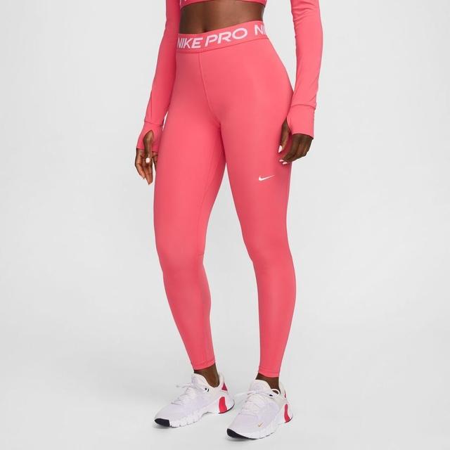 Nike Pro Tights 365 - Pink/white Women, size Small on Productcaster.