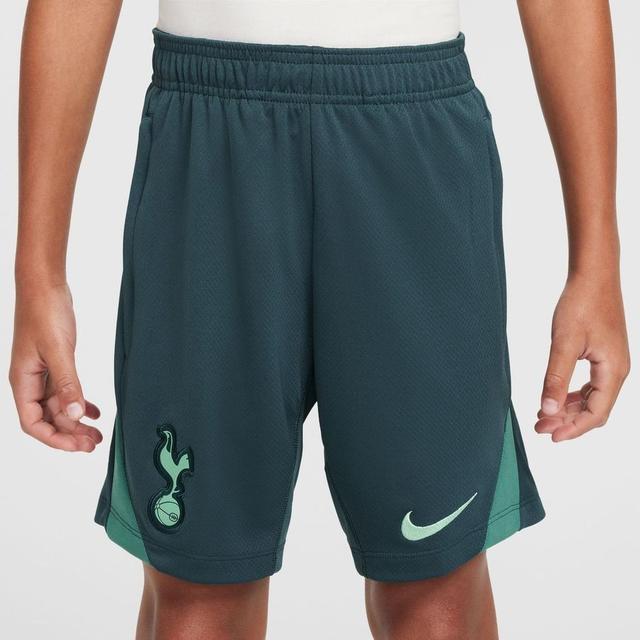 Tottenham Training Shorts Dri-fit Strike 3rd - Faded Spruce/bicoastal/enamel Green Kids - Nike, size XS: 122-128 cm on Productcaster.