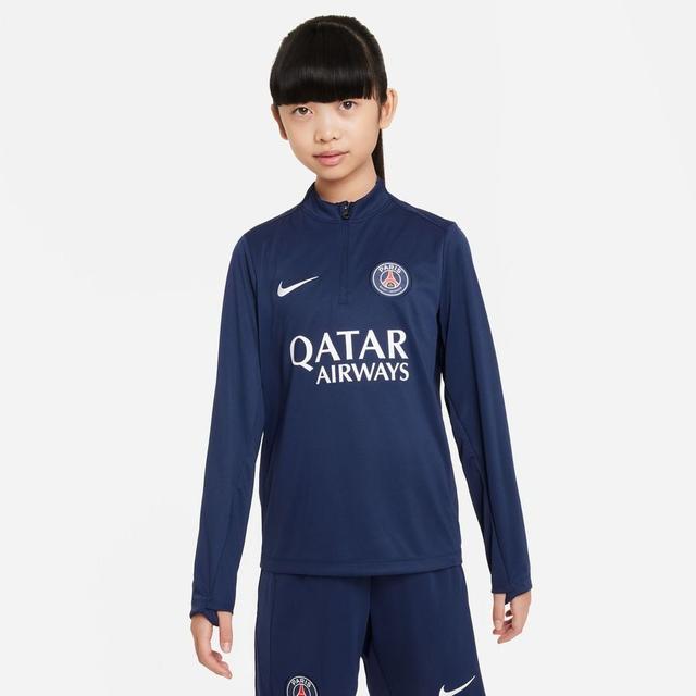 Paris Saint Germain Training Shirt Dri-fit Academy Pro Drill - Midnight Navy/white Kids - Nike, size L: 147-158 cm on Productcaster.