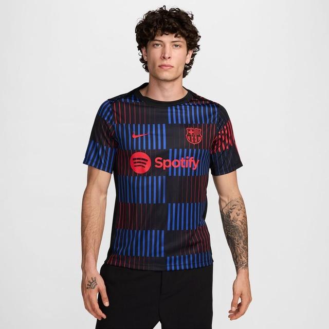 Barcelona Training T-shirt Dri-fit Academy Pro Pre Match - Black/university Red - Nike, size X-Large on Productcaster.