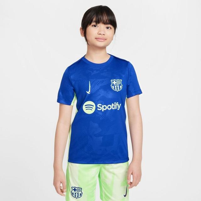 Barcelona Training T-shirt Dri-fit Academy Pro Pre Match 3rd - Old Royal/lime Blast Kids - Nike, size XL: 158-170 cm on Productcaster.