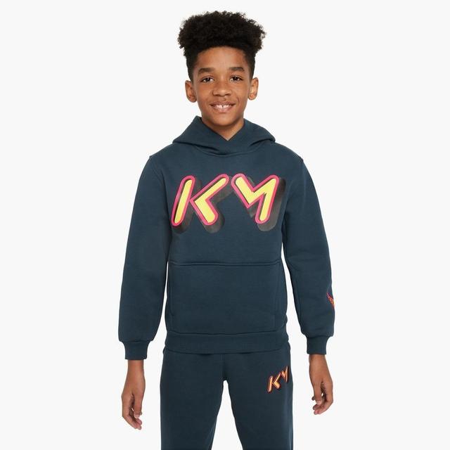 Nike Hoodie Club Fleece Mbappé Personal Edition - Armory Navy Kids, size XS: 122-128 cm on Productcaster.