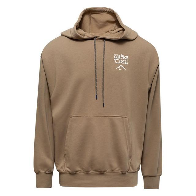 Nike Running Hoodie Dri-fit Magic Hour Fleece - Khaki/summit White, size X-Large on Productcaster.