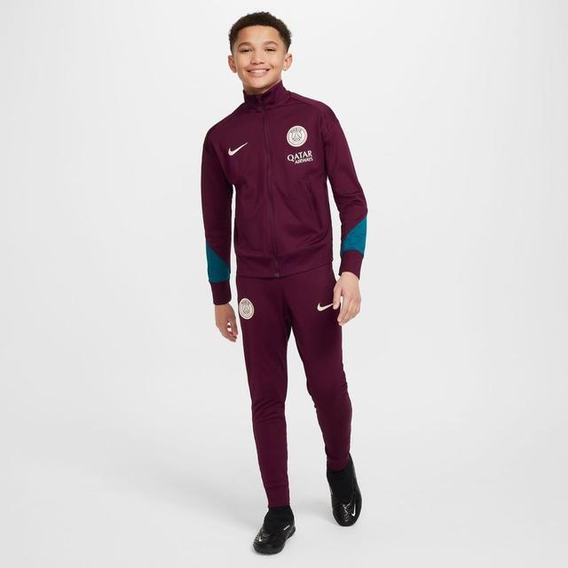 Paris Saint Germain Tracksuit Dri-fit Strike - Bordeaux/geode Teal/guava Ice Kids - Nike, size XL: 158-170 cm on Productcaster.