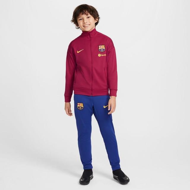 Barcelona Tracksuit Dri-fit Academy Pro - Noble Red/deep Royal Blue/varsity Maize Kids - Nike, size XL: 158-170 cm on Productcaster.