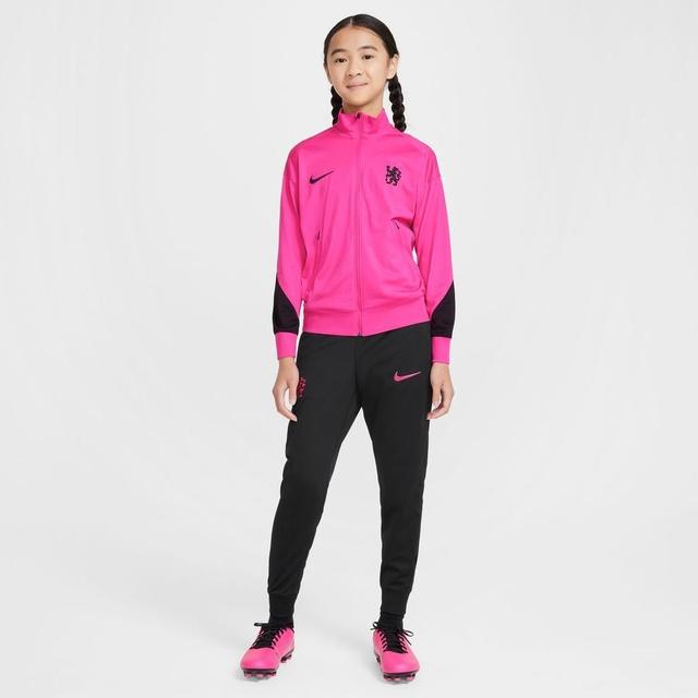 Chelsea Tracksuit Dri-fit Strike 3rd - Pink Prime/black Kids - Nike, size M: 137-147 cm on Productcaster.