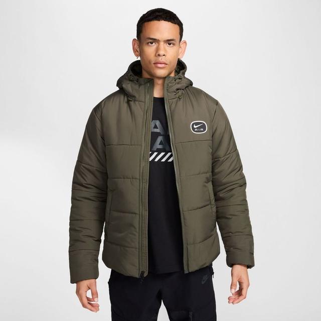 Nike Winter Jacket Nsw Air Synthetic-fill - Cargo Khaki/white, size X-Large on Productcaster.