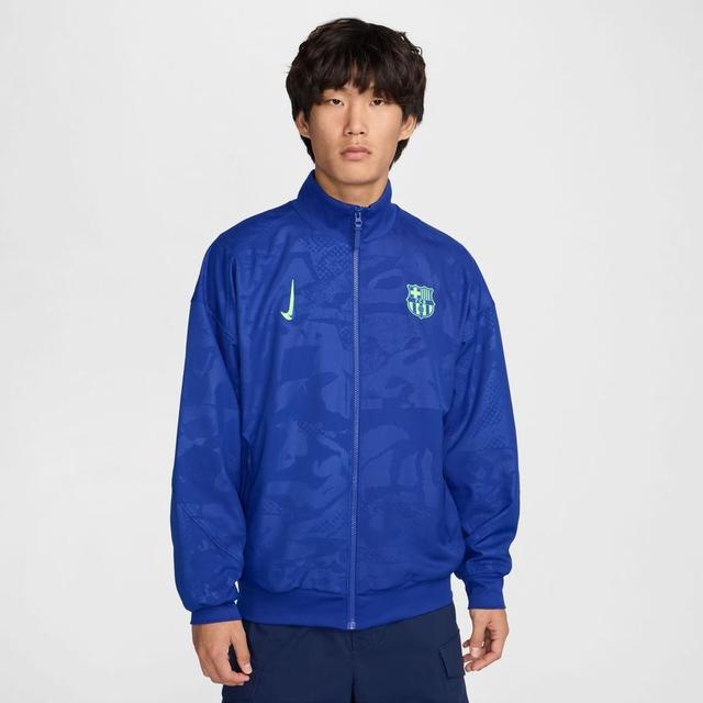 Barcelona Training Jacket Strike Anthem 3rd - Old Royal/lime Blast - Nike, size XX-Large on Productcaster.