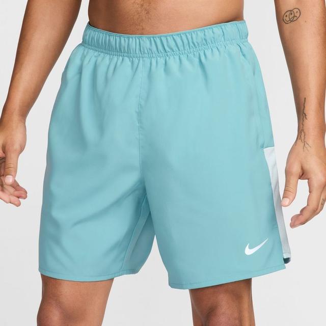 Nike Running Shorts Dri-FIT Challenger 7" - Turquoise/Glacier Blue/Reflect Silver, size Small on Productcaster.