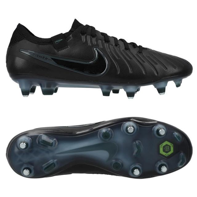 Nike Tiempo Legend 10 Elite Sg-pro Anti-clog Shadow - Black/deep Jungle - Soft Ground (Sg), size 47½ on Productcaster.