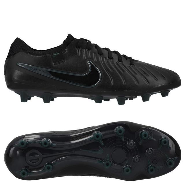 Nike Tiempo Legend 10 Elite Ag-pro Shadow - Black/deep Jungle - Artificial Grass (Ag), size 44 on Productcaster.