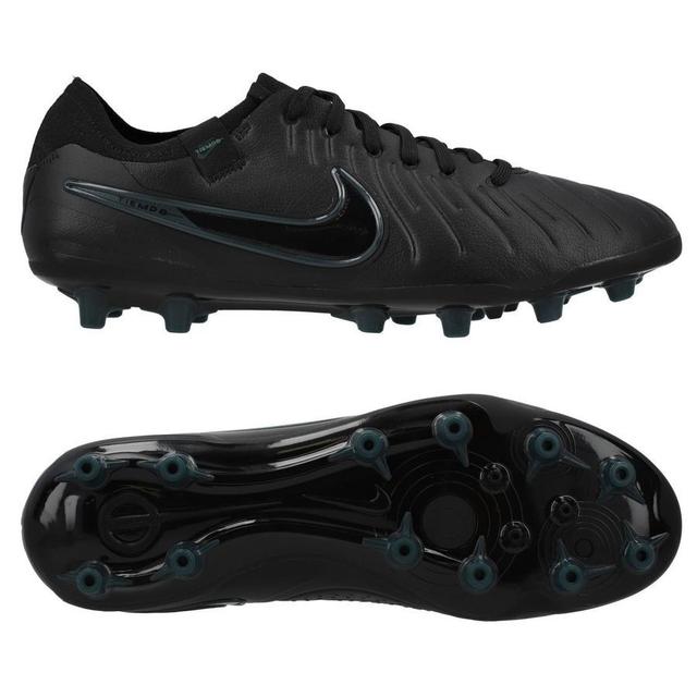 Nike Tiempo Legend 10 Pro Ag-pro Shadow - Black/deep Jungle - Artificial Grass (Ag), size 44 on Productcaster.