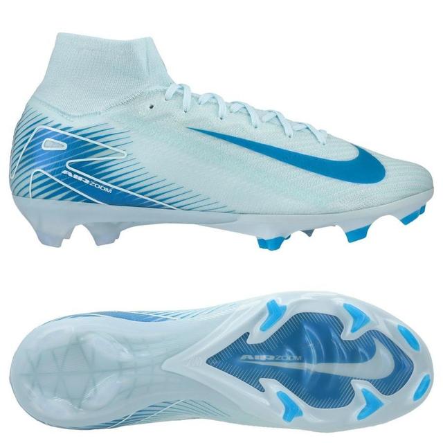 Nike Air Zoom Mercurial Superfly 10 Elite Fg Mad Ambition - Glacier Blue/blue Orbit - Grass (Fg), size 44½ on Productcaster.