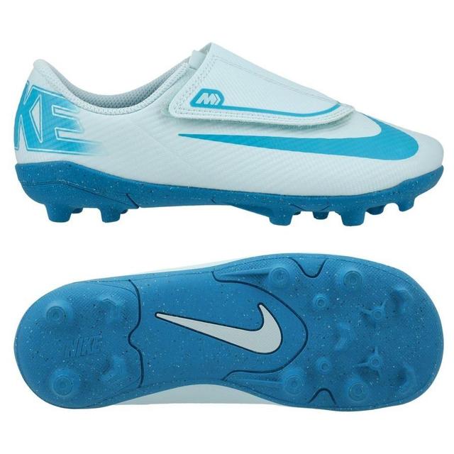 Nike Mercurial Vapor 16 Club Velcro Mg Mad Ambition - Glacier Blue/blue Orbit Kids, size 31½ on Productcaster.