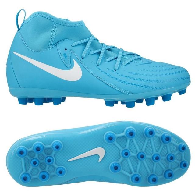 Nike Phantom Luna Ii Academy Ag Mad Ambition - Blue Fury/white Kids - Artificial Grass (Ag), size 38 on Productcaster.