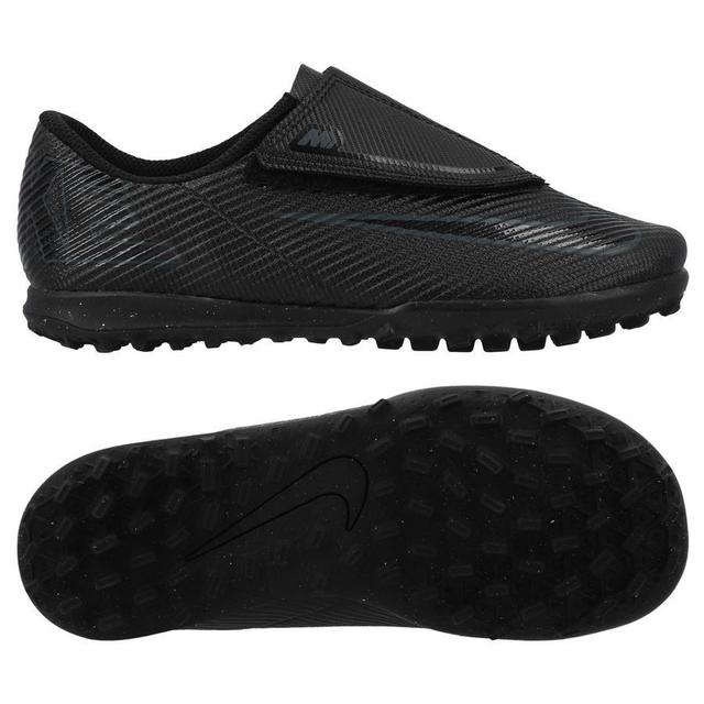 Nike Mercurial Vapor 16 Club Velcro Tf Shadow - Black/deep Jungle Kids - Turf (Tf), size 30 on Productcaster.