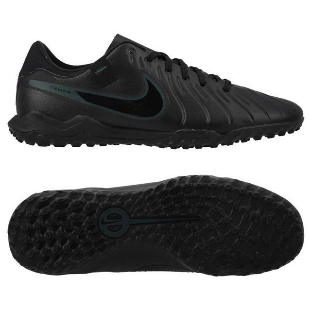 Nike Tiempo Legend 10 Academy Tf Shadow - Black/deep Jungle - Turf (Tf), size 42½ on Productcaster.