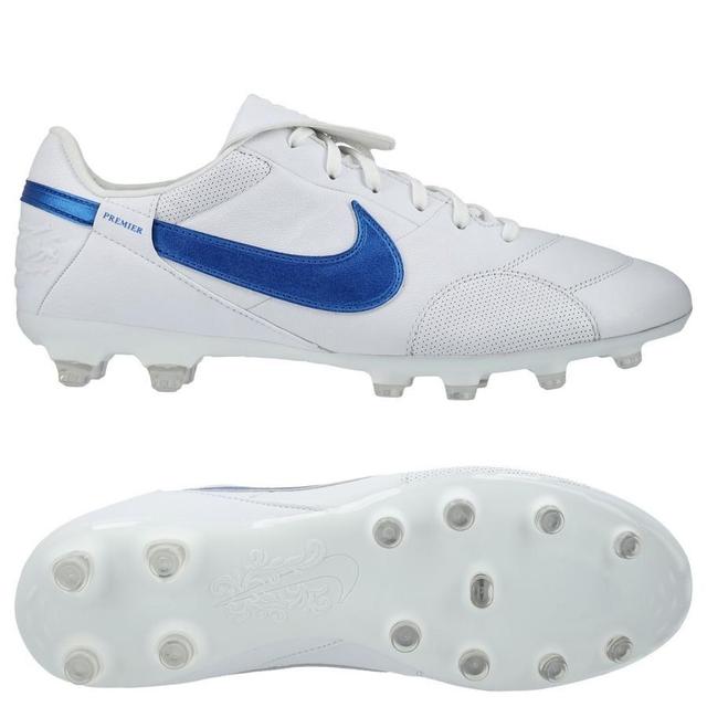 Nike Premier Iii Fg Mad Ambition - White/signal Blue - Grass (Fg), size 41 on Productcaster.