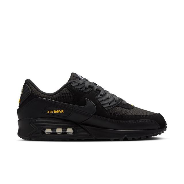 Nike Sneaker Air Max 90 - Schwarz/Grau/Gold/Weiß, Größe 43 on Productcaster.