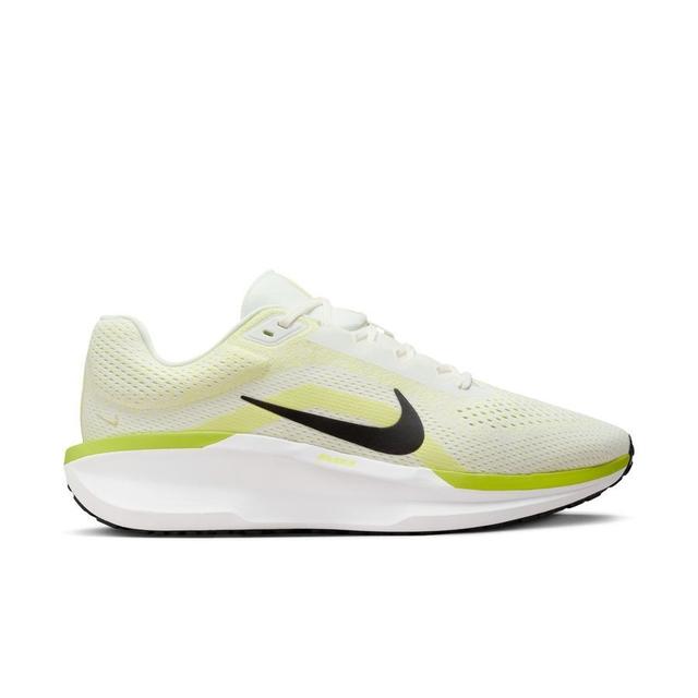 Nike Laufschuhe Winflo 11 - Weiß/Schwarz/Lime Squeeze, Größe 38½ on Productcaster.