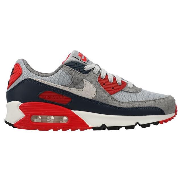 Nike Sneaker Air Max 90 - Smoke Grau/blau/rot, Größe 42½ on Productcaster.