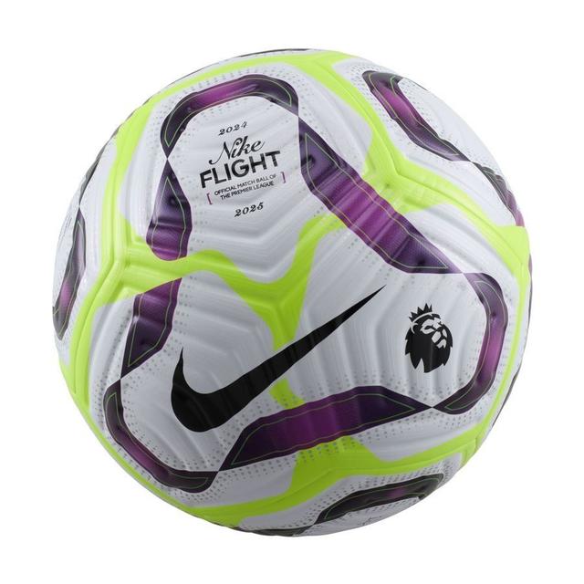 Nike Football Flight Premier League - White/bold Berry/volt/black, size Ball SZ. 5 on Productcaster.