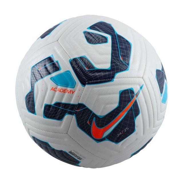 Nike Fußball Academy - Weiß/Blau/Orange, Größe Ball SZ. 3 on Productcaster.