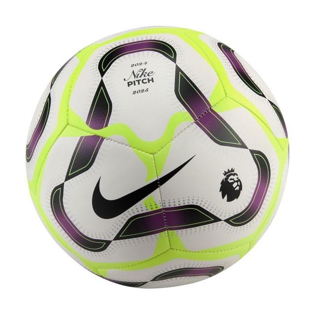 Nike Football Pitch Premier League - White/bold Berry/volt/black, size Ball SZ. 5 on Productcaster.