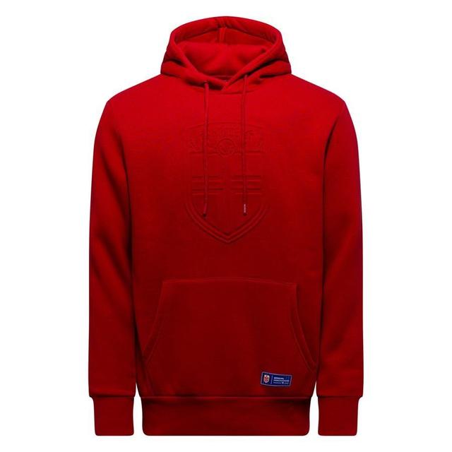 Norway Crest Hoodie - Red - Nff, size X-Large on Productcaster.