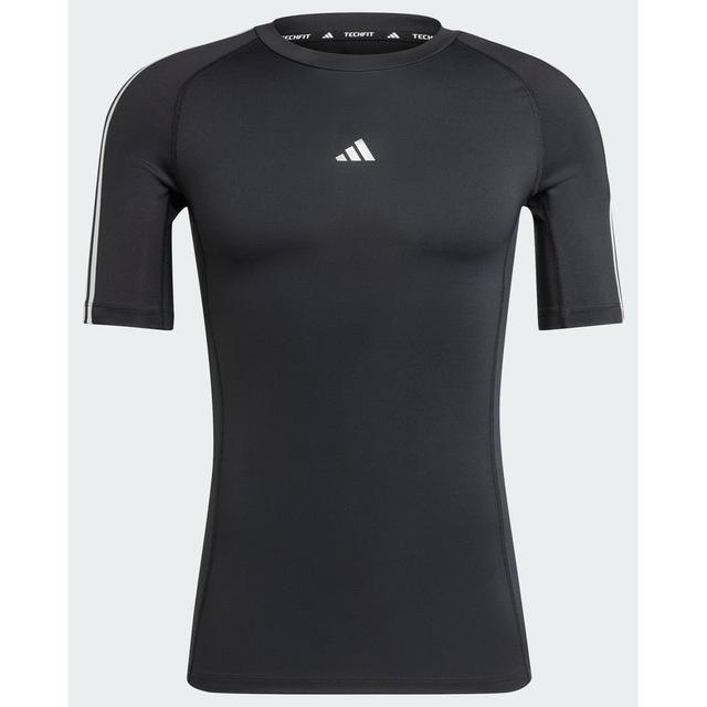 adidas T-shirt Compression 3 Bandes Techfit Training, pointure Large on Productcaster.