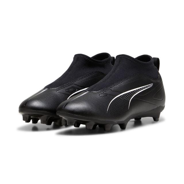 PUMA Ultra Match + Laceless FG/AG Eclipse - PUMA Black/PUMA White Kids, size 31 on Productcaster.