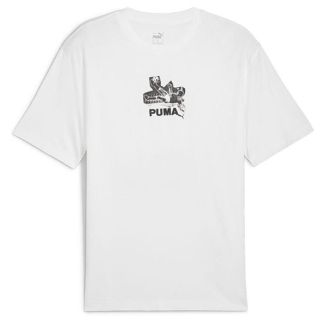 PUMA Graphics Bicycle Kick Tee Men, størrelse Small on Productcaster.