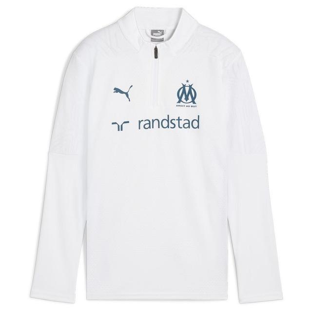 PUMA Olympique De Marseille Quarter-zip Training Top Youth, koko 164 cm on Productcaster.