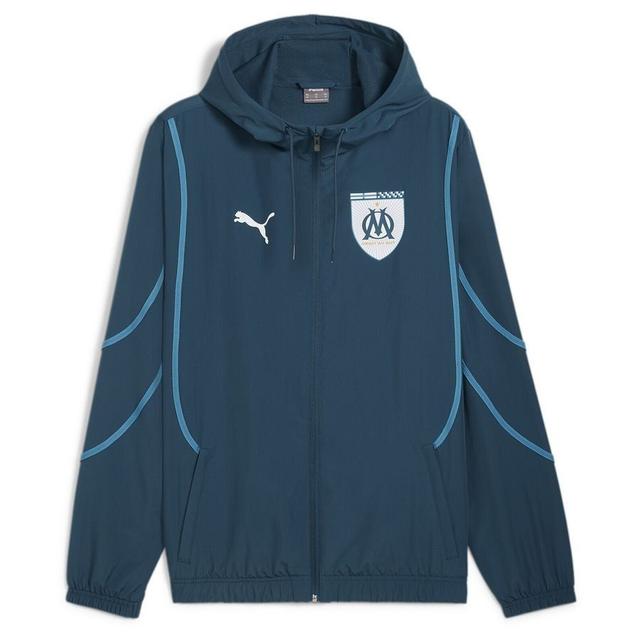 PUMA Olympique De Marseille Pre-match Woven Jacket Men, koko X-Small on Productcaster.