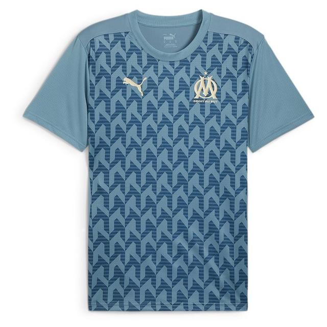 PUMA Olympique De Marseille Pre-match Short Sleeve Jersey Men, størrelse X-Large on Productcaster.