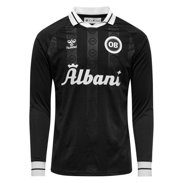 Odense Boldklub Training Shirt Pre Match - Black Long Sleeves - Hummel, size XX-Large on Productcaster.