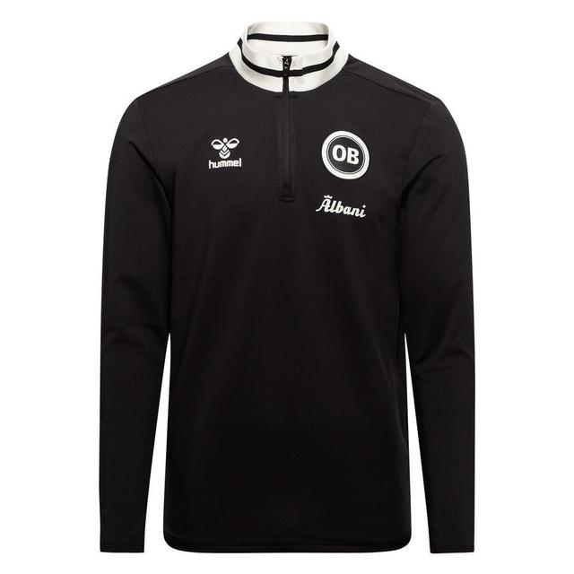 Odense Boldklub Training Shirt Pre Match Half Zip - Black - Hummel, size Large on Productcaster.