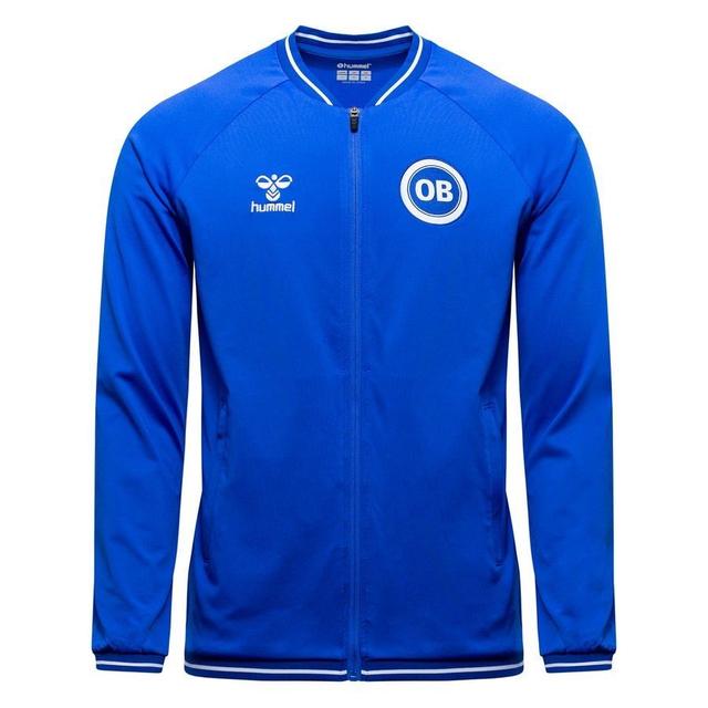 Odense Boldklub Trainingsjacke Pre Match - Lapis Blue - Hummel, Größe Large on Productcaster.