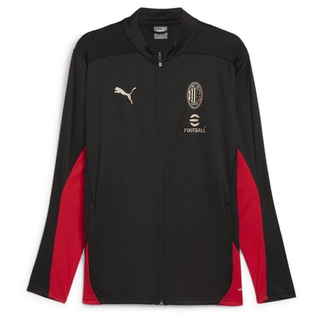 Milan Training Jacket - PUMA Black/for All Time Red, size X-Small on Productcaster.