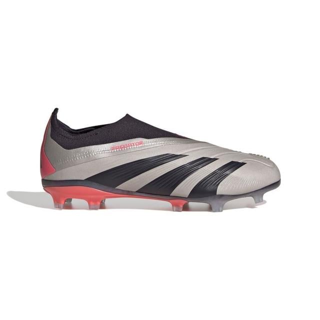 adidas Predator Elite Laceless Fg Vivid Horizon - Platin Metallic/aurora Black/carbon Kids - Grass (Fg), size 37⅓ on Productcaster.