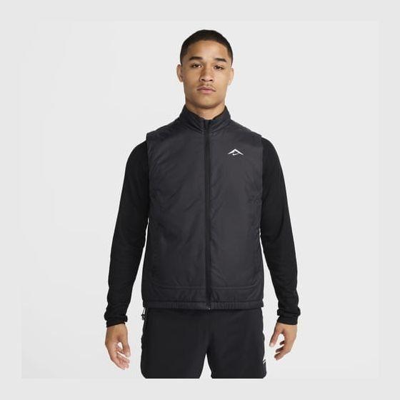 Nike Running Vest Trail Primaloft Therma-fit - Black/summit White, size Small on Productcaster.