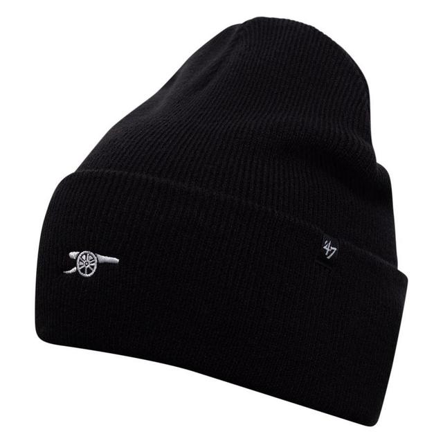 Arsenal Beanie Base Runner '47 - Black, size One Size Adult on Productcaster.