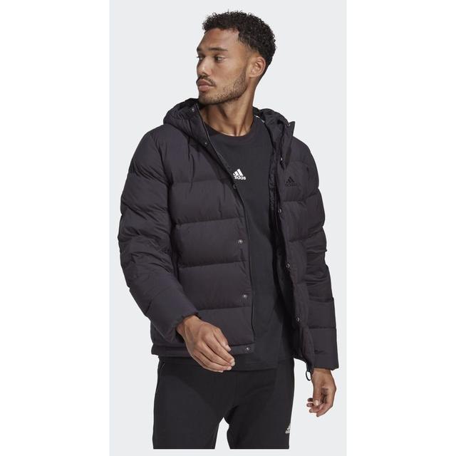 adidas Helionic Hooded Down Jacket, størrelse Small on Productcaster.